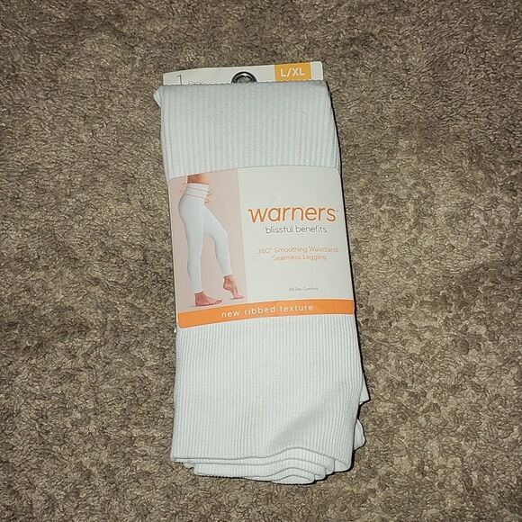 Warner's Women's Seamless Ribbed Leggings Size L/XL - Picture 8 of 10